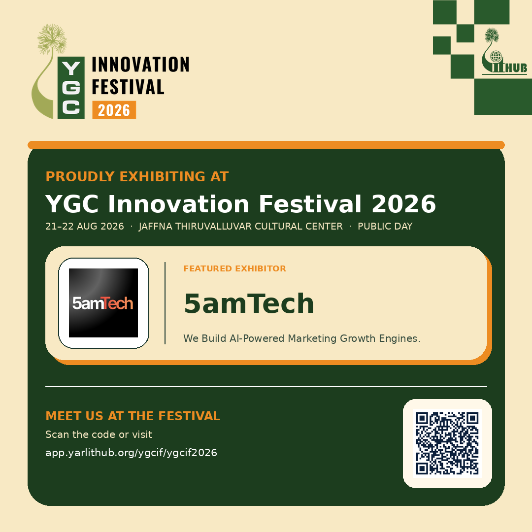 5amTech exhibiting at YGC Innovation Festival 2026