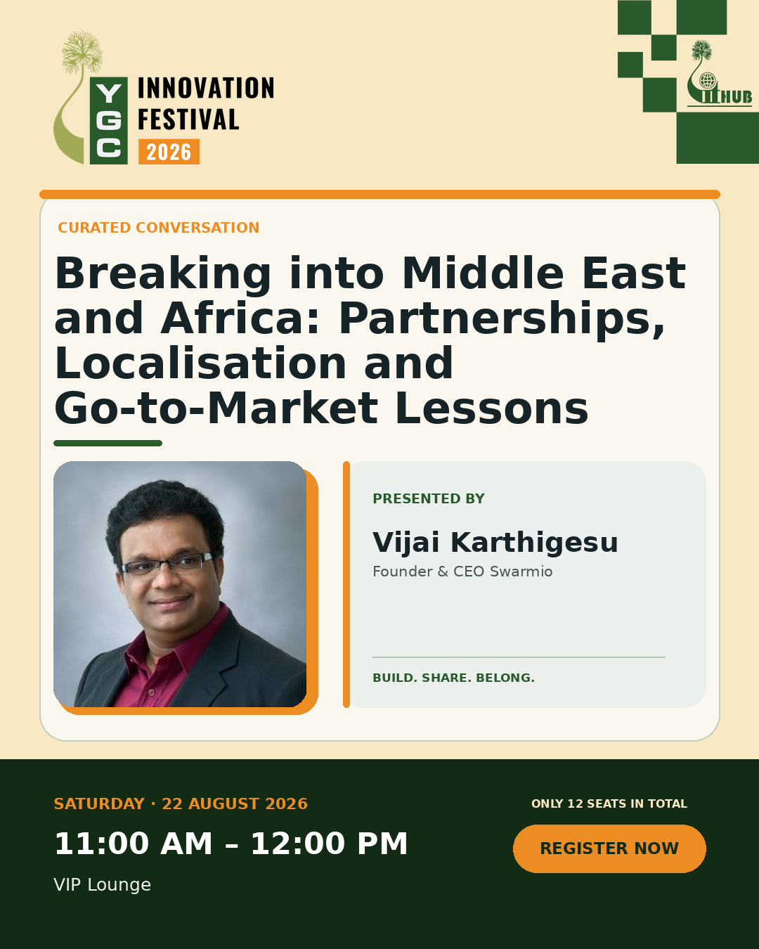 Poster for Breaking into Middle East and Africa: Partnerships, Localisation and Go-to-Market Lessons