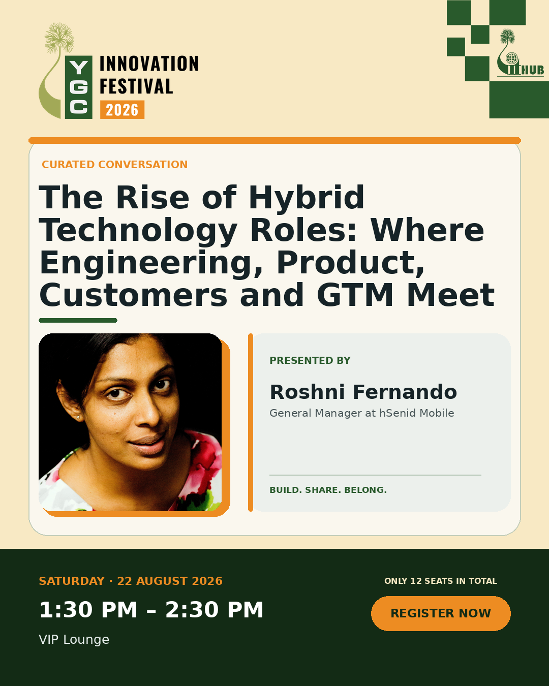 Poster for The Rise of Hybrid Technology Roles: Where Engineering, Product, Customers and GTM Meet