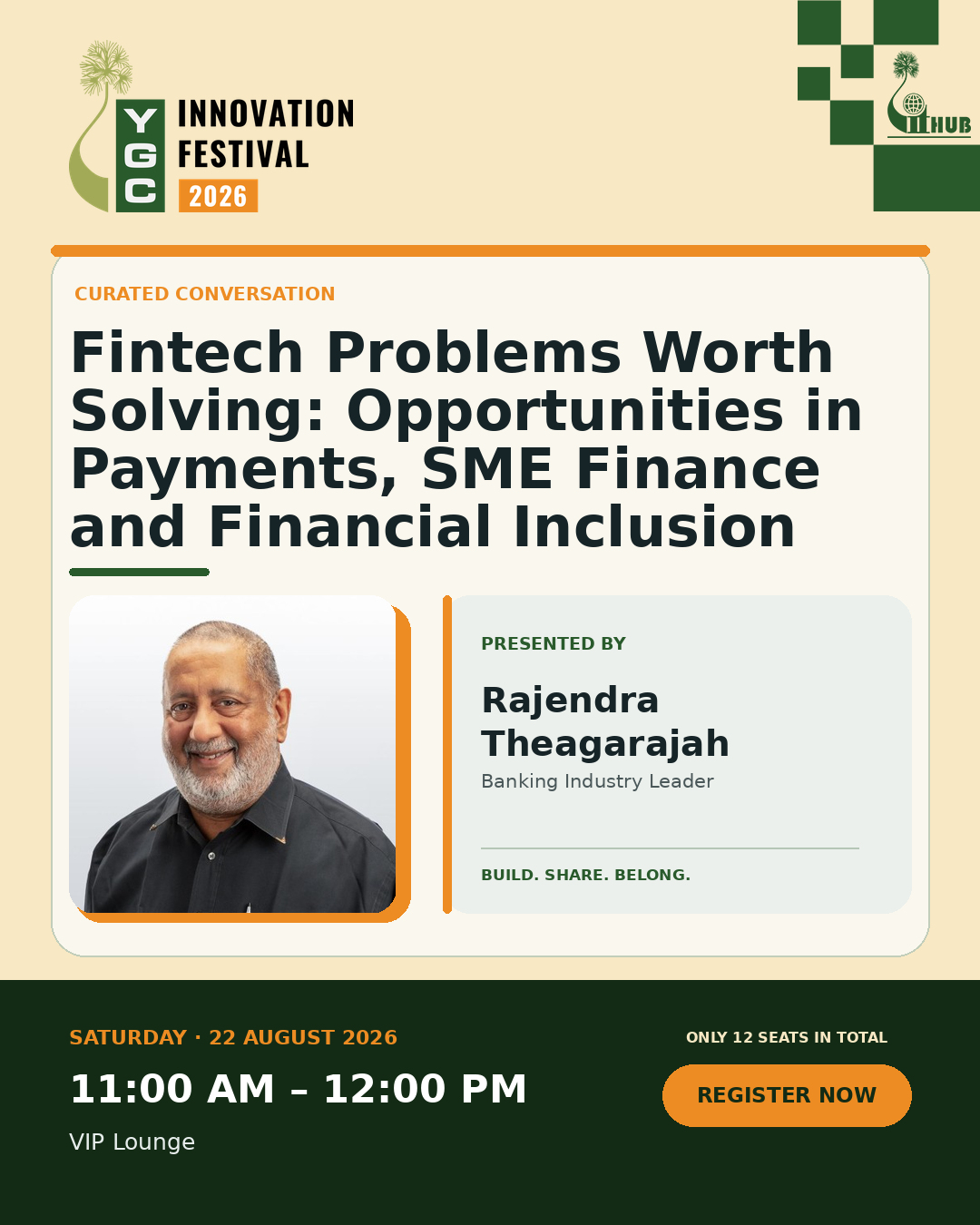 Poster for Fintech Problems Worth Solving: Opportunities in Payments, SME Finance and Financial Inclusion