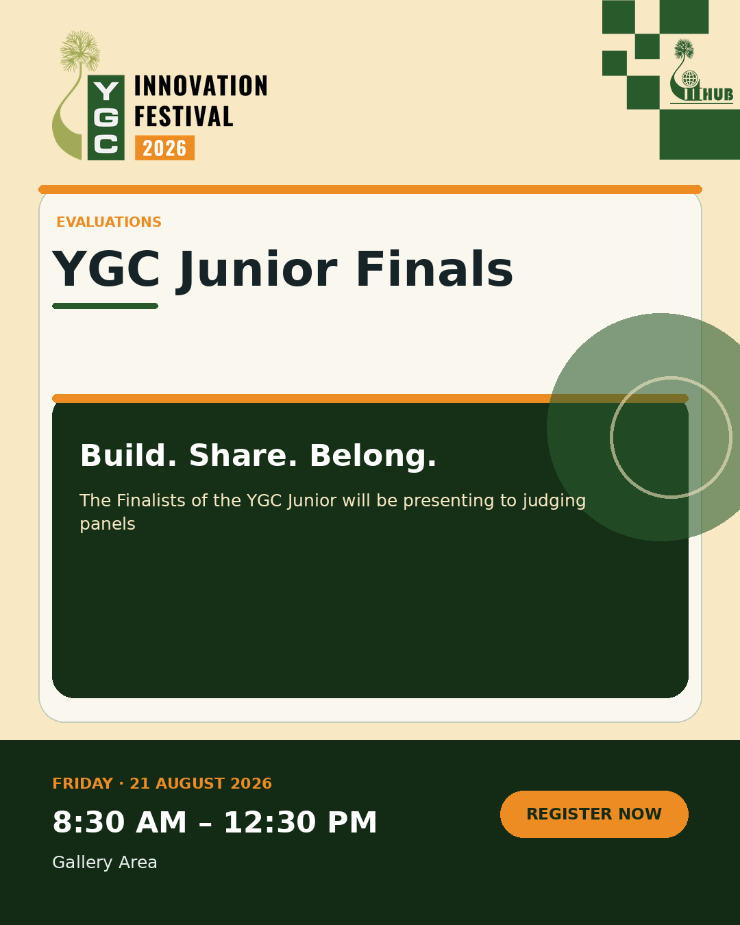 Poster for YGC Junior Finals