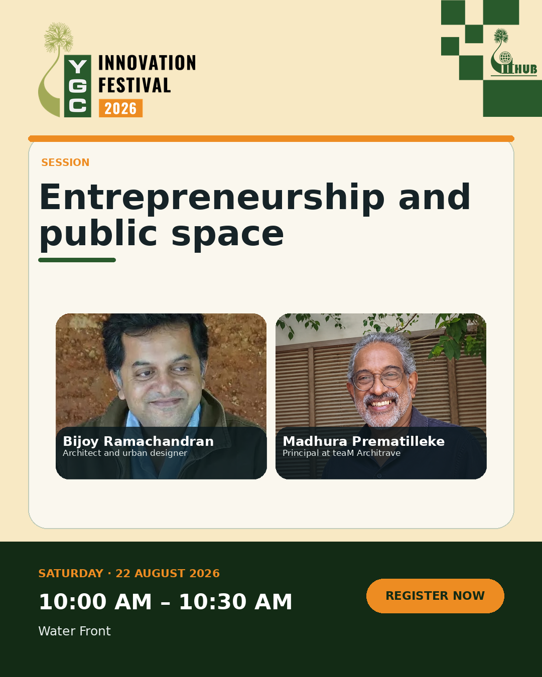 Poster for Entrepreneurship and public space